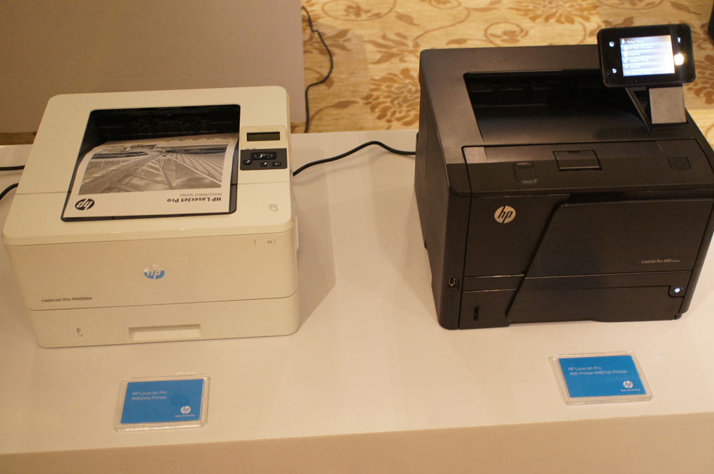Một số mẫu máy in mới của HP - Ảnh: T.Luân