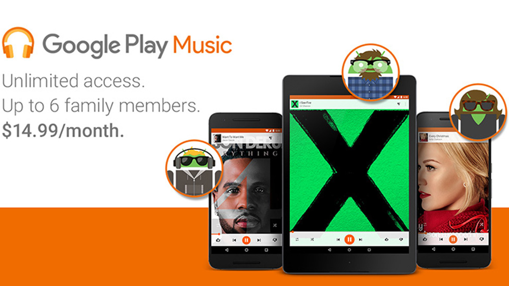 Gói gia đình sẽ giúp tiết kiệm rất nhiều tiền cho Google Play Music - Ảnh: Google