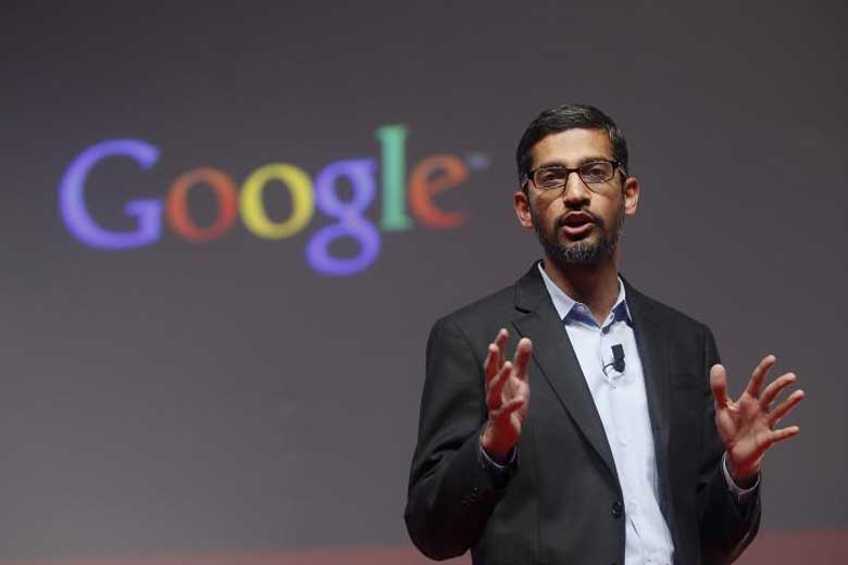 Chân dung ông Sundar Pichai, CEO Google - Ảnh: AFP
