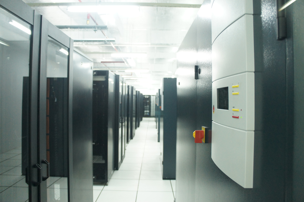 Hệ thống Datacenter của VNPT tại Khu chế xuất Tân Thuận, Q.7, TP.HCM - Ảnh: T.Luân