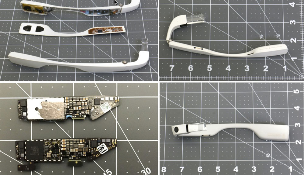 Các thành phần được cho là của Google Glass 2.0 đăng tải bởi FCC - Ảnh chụp màn hình