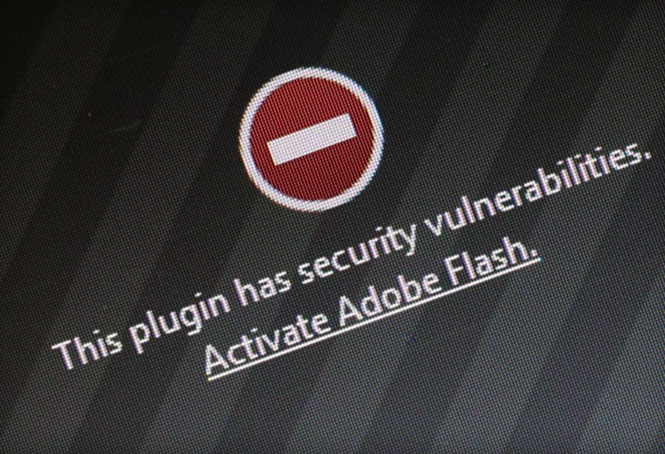 Adobe Flash liên tục mắc phải những lỗi liên quan đến bảo mật trong thời gian gần đây - Ảnh chụp màn hình