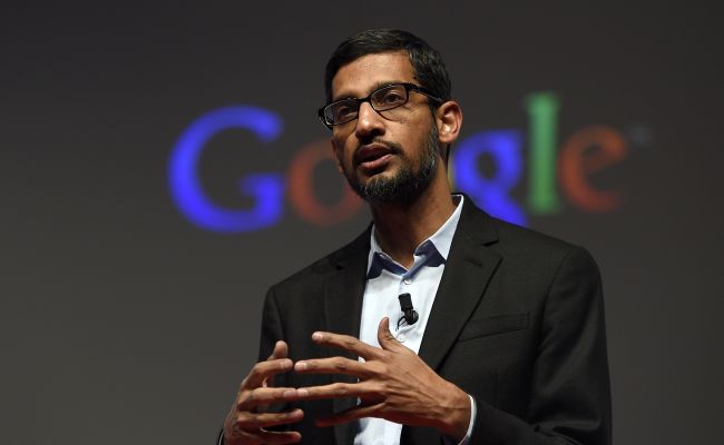 Ông Sundar Pichai - CEO của Google - Ảnh: AFP
