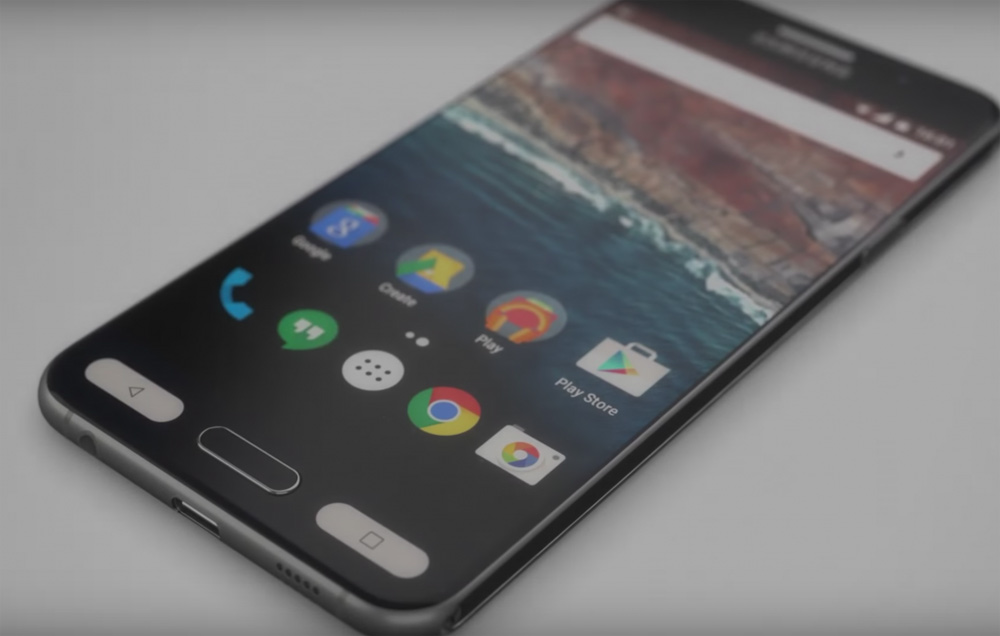 Một bản thiết kế được cho là của chiếc Galaxy S7 - Ảnh chụp lại từ Forbes
