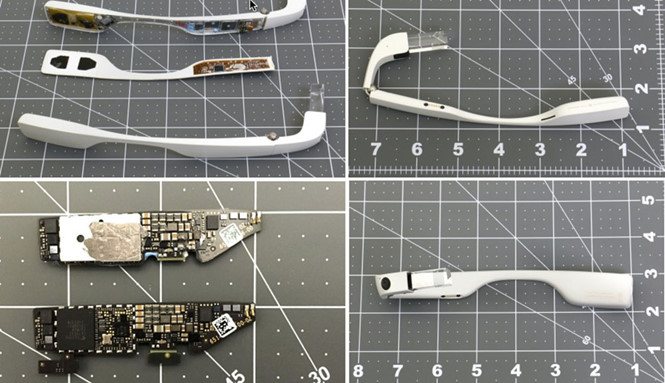 Các thành phần được cho là của Google Glass 2.0 đăng tải bởi FCC - Ảnh: FCC