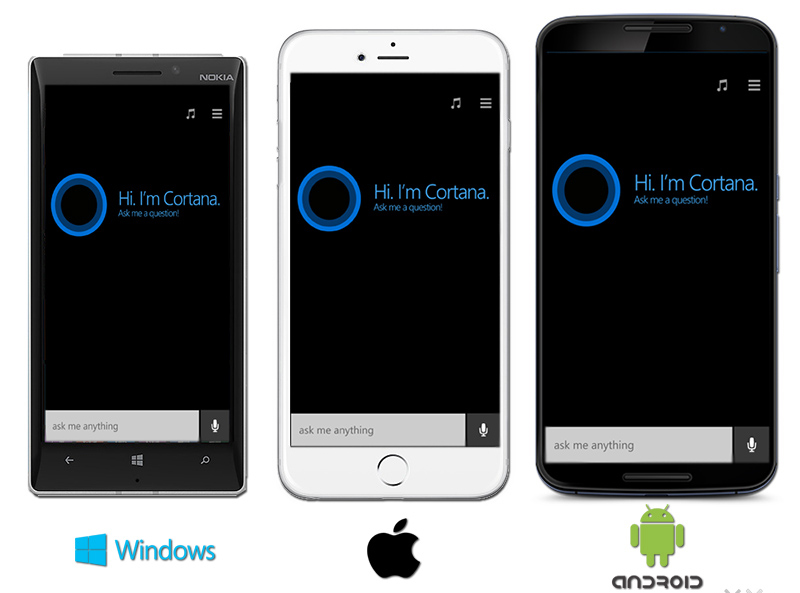 Cortana hiện đã có phiên bản chạy trên Windows Phone, Android và iOS - Ảnh chụp màn hình