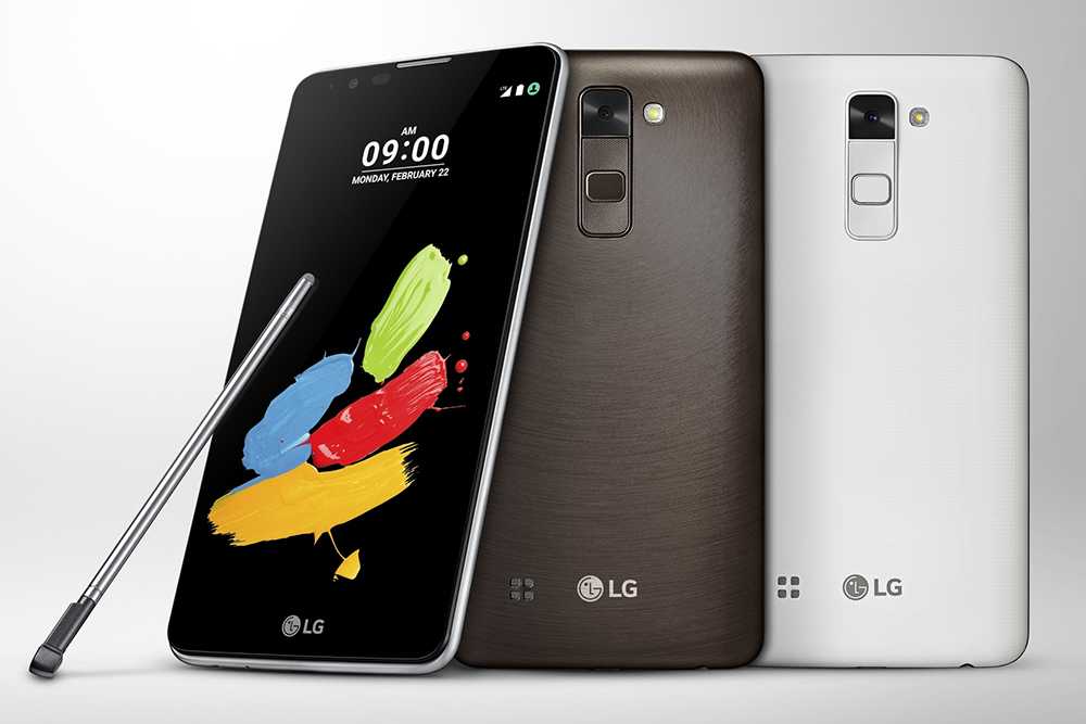 LG Stylus 2 hướng đến phân khúc tầm trung trên một thiết kế cao cấp với khung kim loại - Ảnh: LG