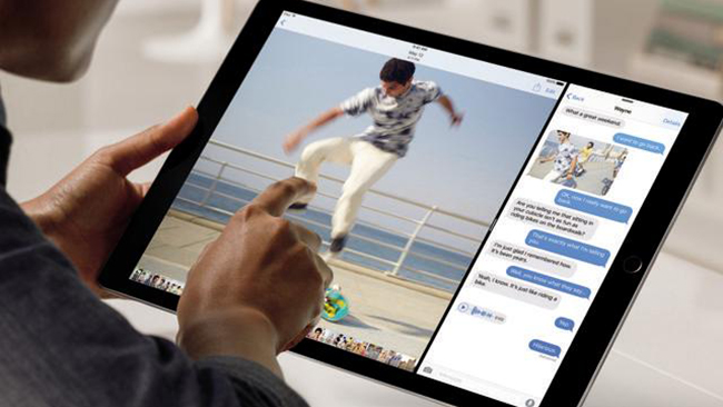 iPad Pro 9,7 inch sẽ trang bị camera 12 MP mà Apple trang bị trên iPhone 6S? - Ảnh: AFP