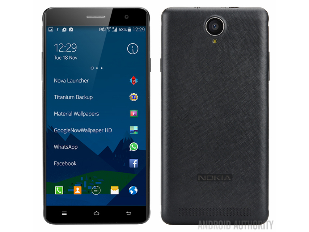Hình ảnh được cho là của mẫu smartphone Nokia chạy Android - Ảnh chụp màn hình Android Authority