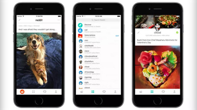 Ứng dụng Reddit chính thức sẽ được phát hành cho người dùng iOS và Android - Ảnh chụp màn hình