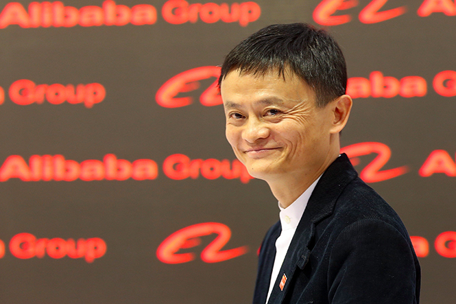 CEO Alibaba Jack Ma đã quyết định đầu tư số tiền lớn vào Ele.me - Ảnh: AFP