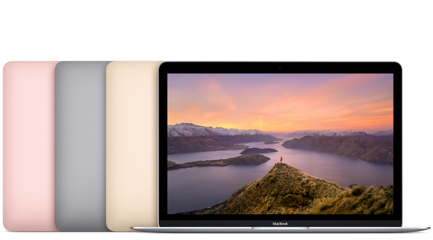 Macbook 12 inch mới đã có thêm phiên bản màu hồng - Ảnh: Apple