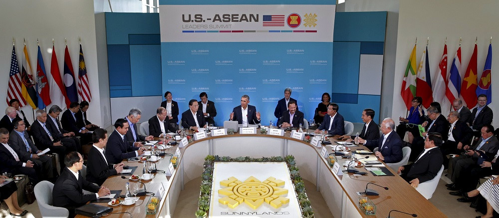 Hội nghị cấp cao đặc biệt Mỹ - ASEAN khai mạc sáng ngày 16.2 theo giờ VN tại Sunnylands (California, Mỹ) - Ảnh: Reuters