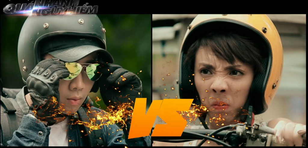 Trấn Thành và Thu Trang là hai diễn viên chính trong Fast and Furious phiên bản Việt