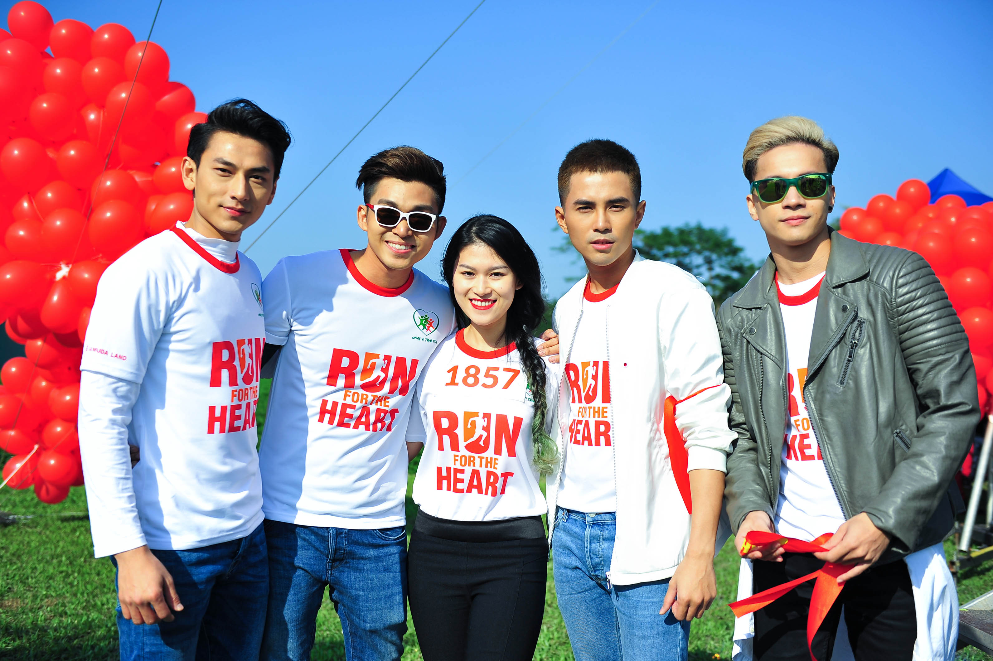 Ngọc Thanh Tâm và nhóm 365 cùng tham gia chương trình 'Chạy vì trái tim'