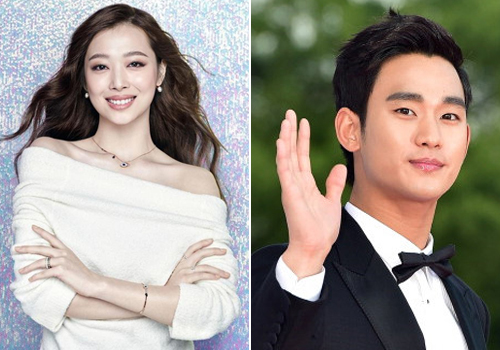 Sulli và Kim Soo Hyun sẽ đóng cảnh tình cảm trong phim mới - Ảnh: AFP 