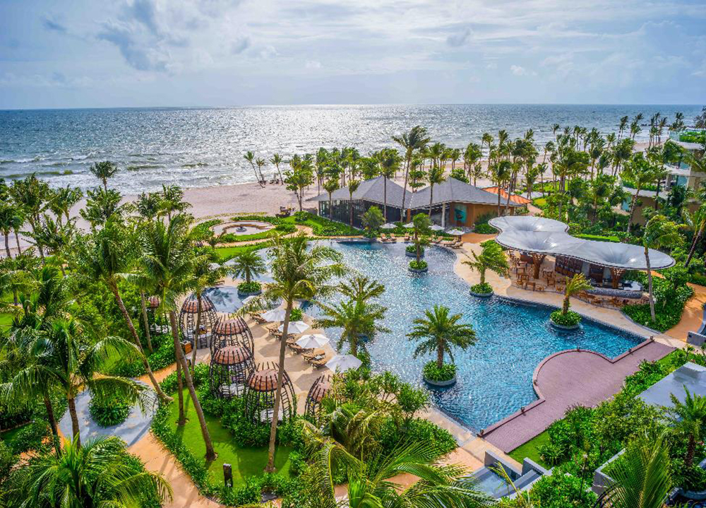   InterContinental Phu Quoc thu hút du khách bởi những mảng xanh tư nhiên và không gian trong lành