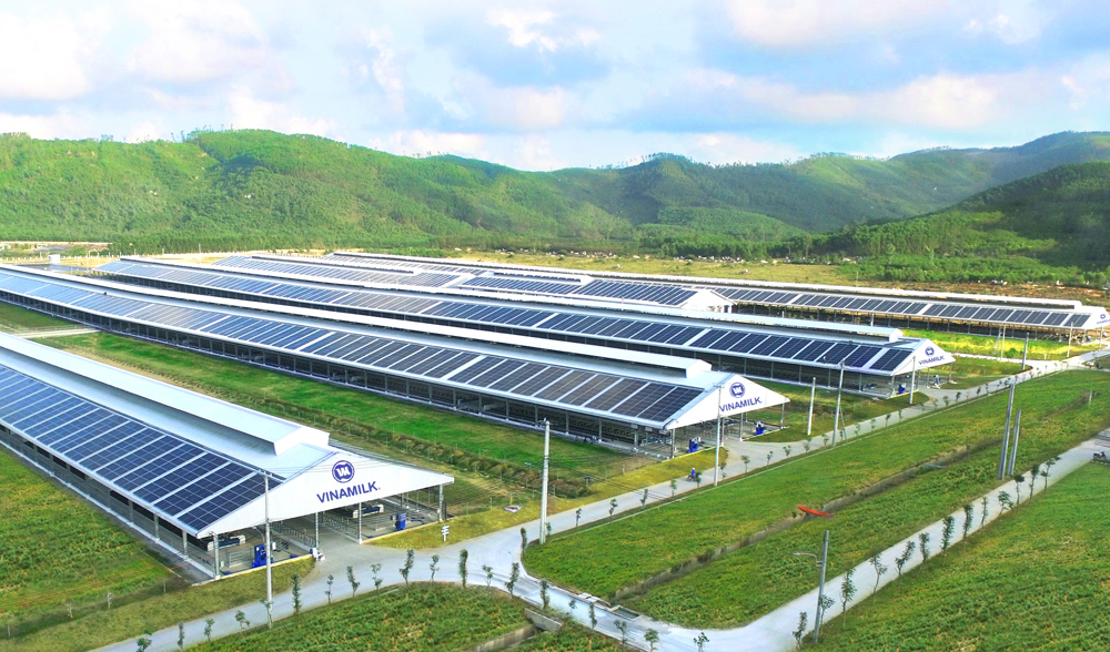   Năng lượng mặt trời đã được Vinamilk triển khai áp dụng trên tất cả trang trại cả nước, dự kiến hoàn thành vào cuối năm 2021