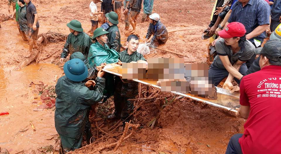 sạt lở đất ở Đắk Nông, 3 người chết