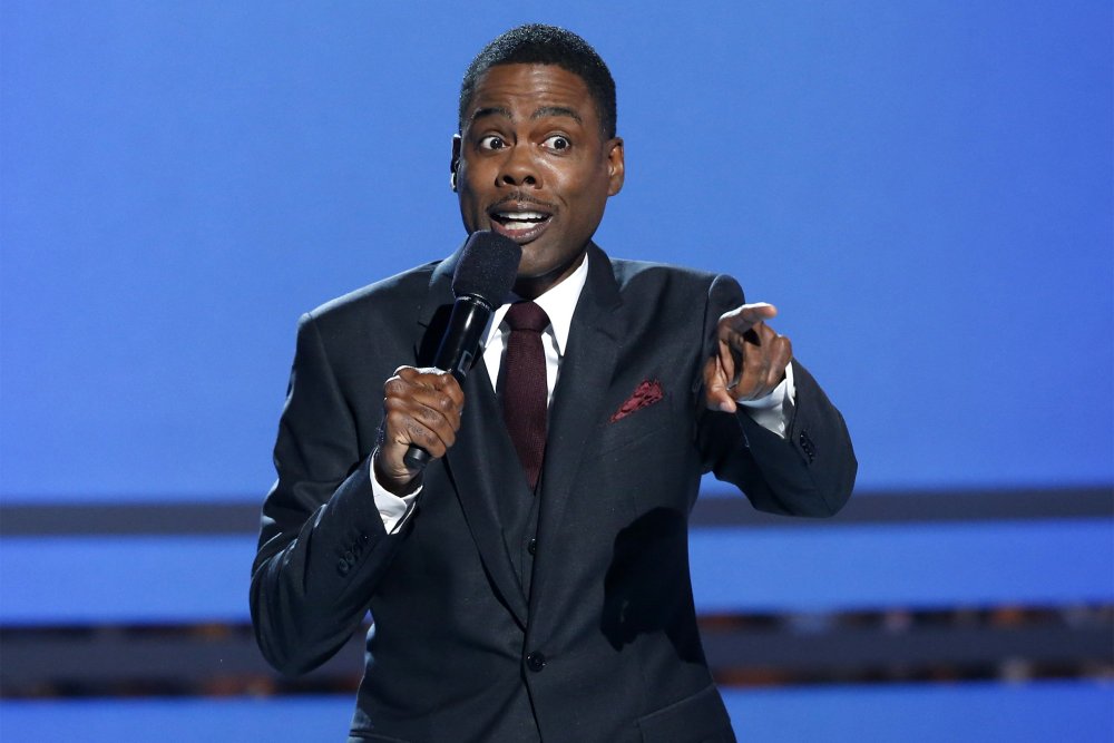 Chris Rock phát biểu tại Lễ trao giải BET Award 2014 - Ảnh: Reuters