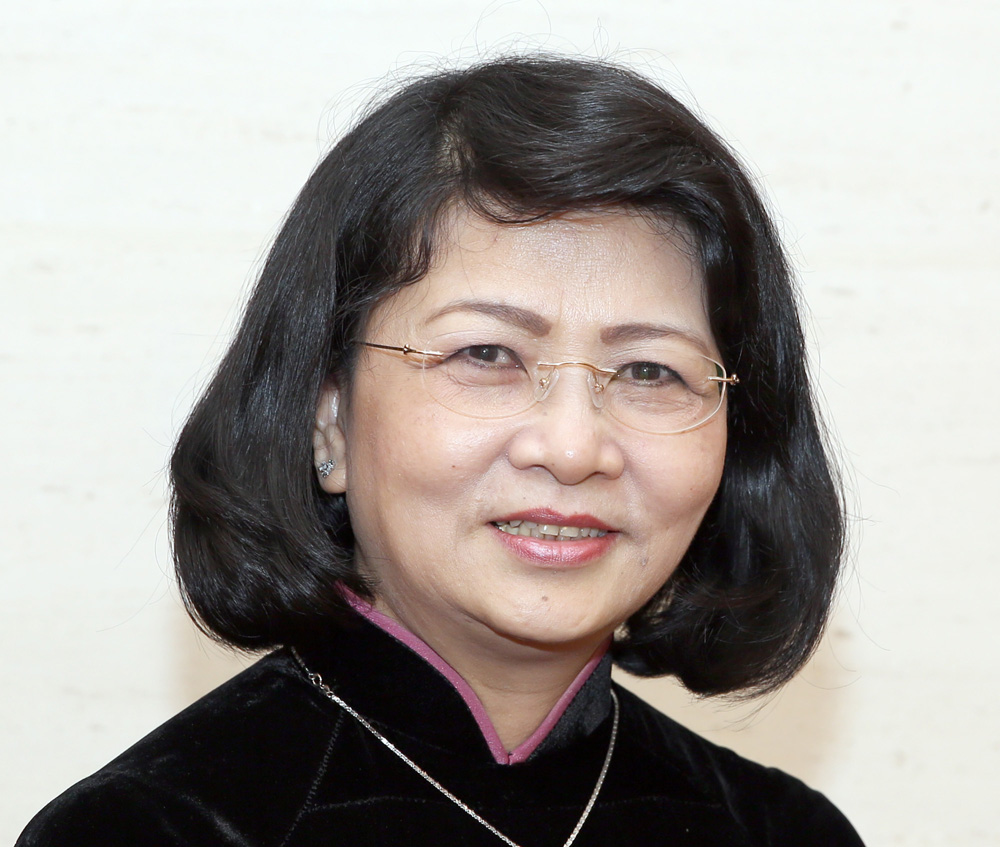Bà Đặng Thị Ngọc Thịnh được giới thiệu để bầu Phó chủ tịch nước - Ảnh: Ngọc Thắng