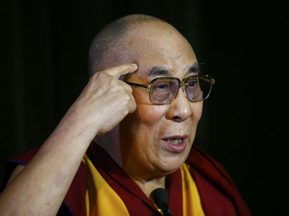 Nhà sư Tây Tạng lưu vong Đạt Lai Lạt Ma đang có mặt tại Mỹ ngày 24.9 - Ảnh: Reuters