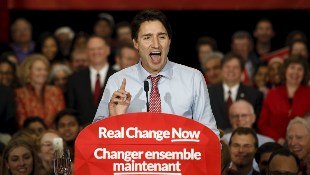 Thủ tướng tân cử Canada, Justin Trudeau cho biết nước này sẽ rút khỏi chiến dịch không kích chống IS - Ảnh: Reuters