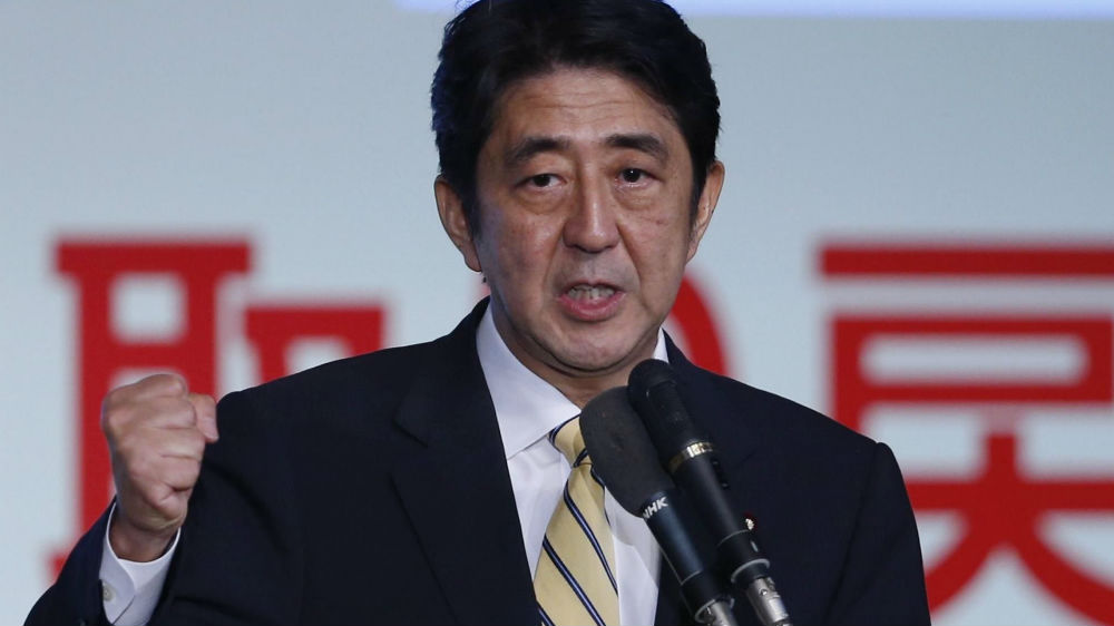 Thủ tướng Nhật Bản Shinzo Abe lên tiếng ủng hộ việc Mỹ điều tàu chiến tuần tra ở Biển Đông - Ảnh: Reuters