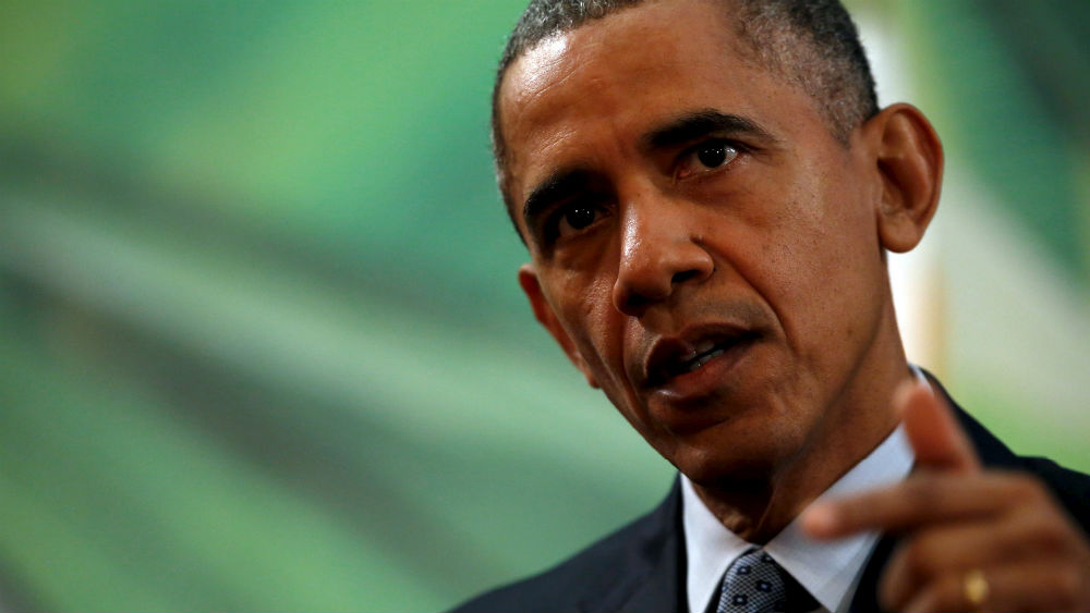 Tổng thống Mỹ Barack Obama ngày 18.11 tuyên bố Trung Quốc phải dừng việc cải tạo đảo trên Biển Đông - Ảnh: Reuters