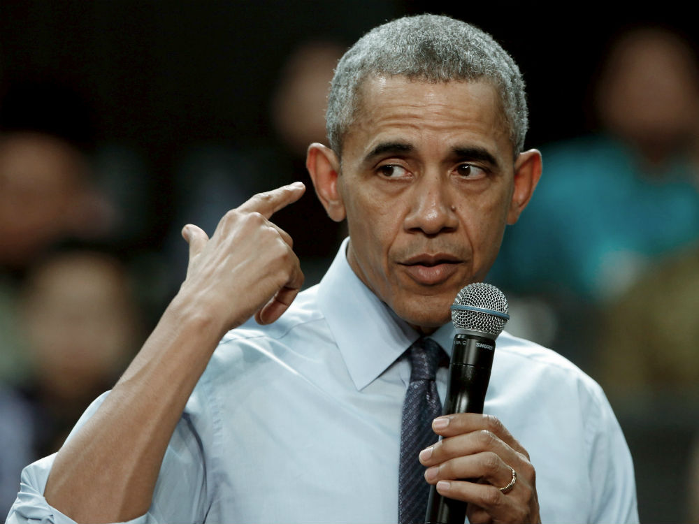 Tổng thống Obama của ngày 20.11.2015 với mái tóc bạc đi nhiều - Ảnh: Reuters