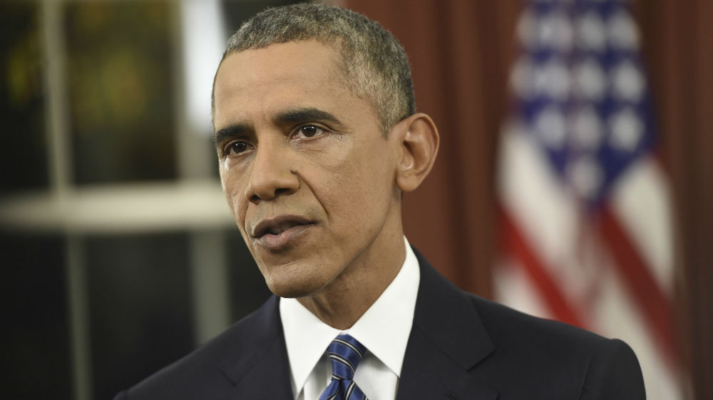 Tổng thống Mỹ Barack Obama tuyên bố sẽ tiêu diệt IS và tất cả những ai âm mưu làm hại nước Mỹ - Ảnh: Reuters