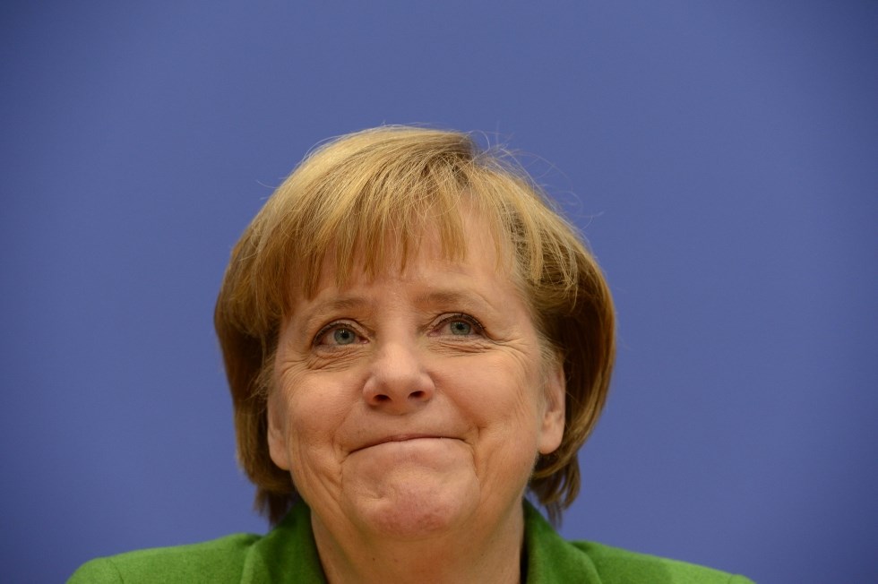 Thủ tướng Đức Angela Merkel được tạp chí TIME vinh danh là nhân vật của năm 2015 - Ảnh: AFP