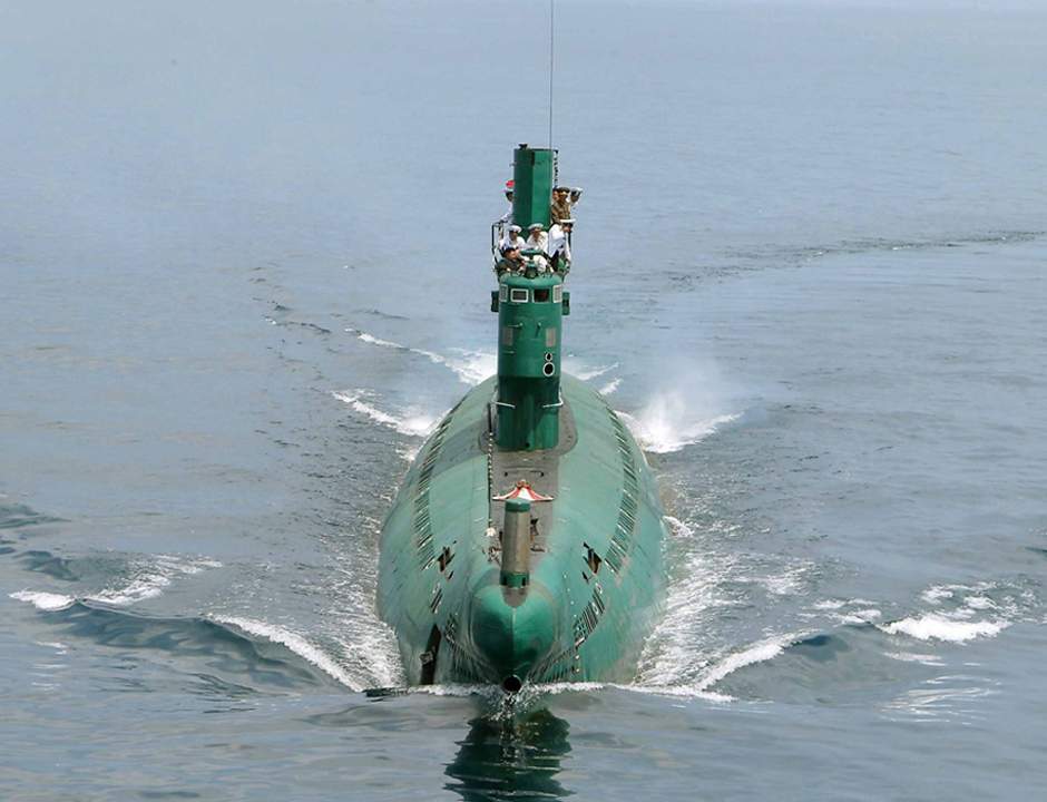 Một tàu ngầm của Triều Tiên - Ảnh: AFP
