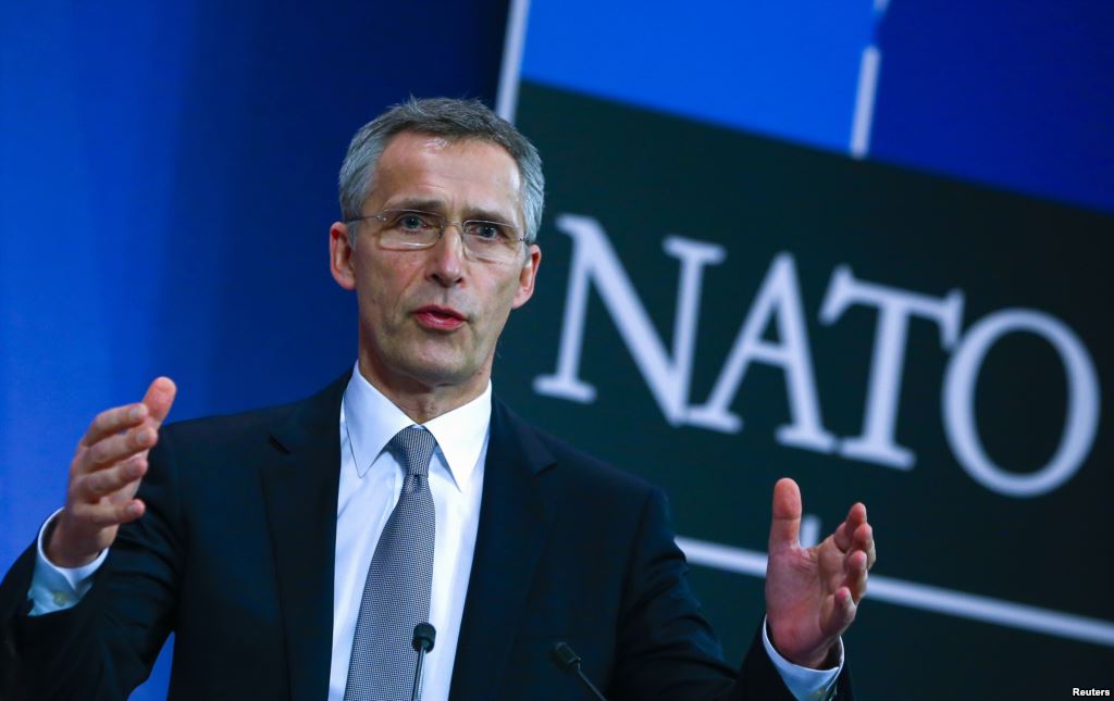 Tổng thư ký NATO, ông Jens Stoltenberg cho biết Hội đồng NATO-Nga sẽ nhóm họp trong hai tuần nữa - Ảnh: Reuters