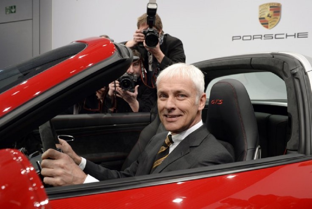 Tân CEO hãng xe Đức Volkswagen, ông Matthias Mueller - Ảnh: AFP