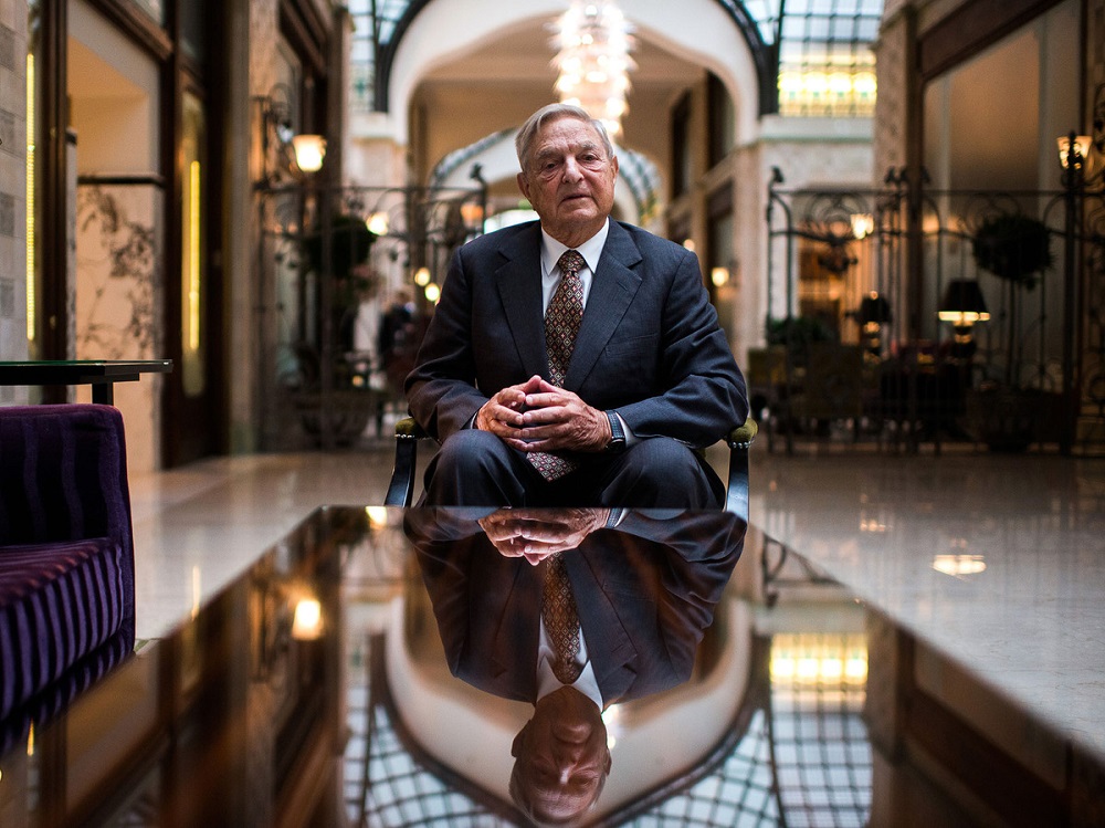 Tỉ phú người Mỹ George Soros - Ảnh: Bloomberg