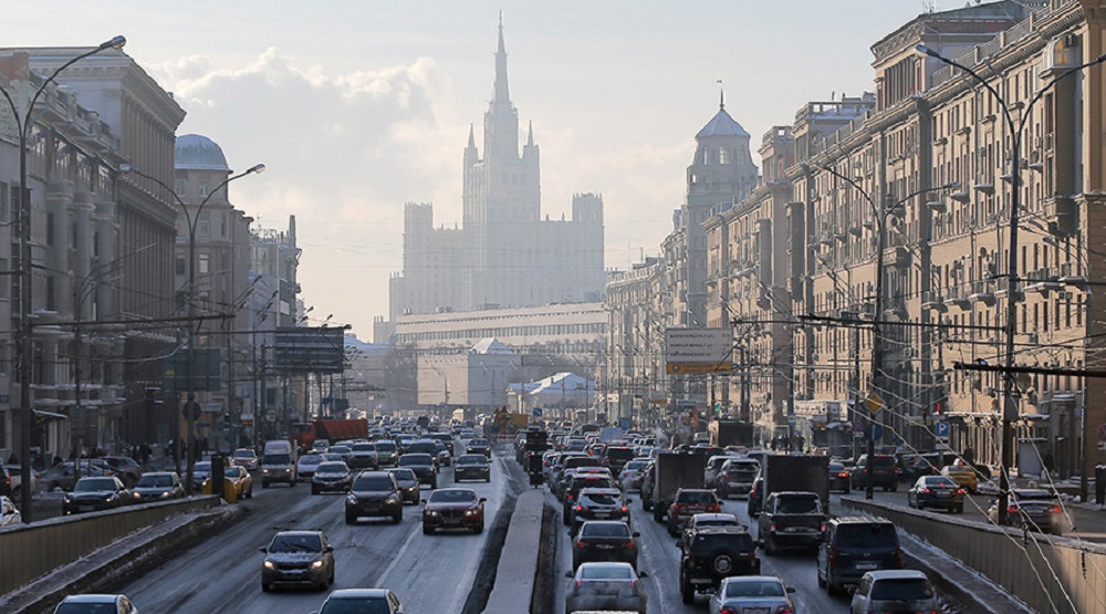 Đường phố thủ đô Moscow (Nga) - Ảnh: Reuters