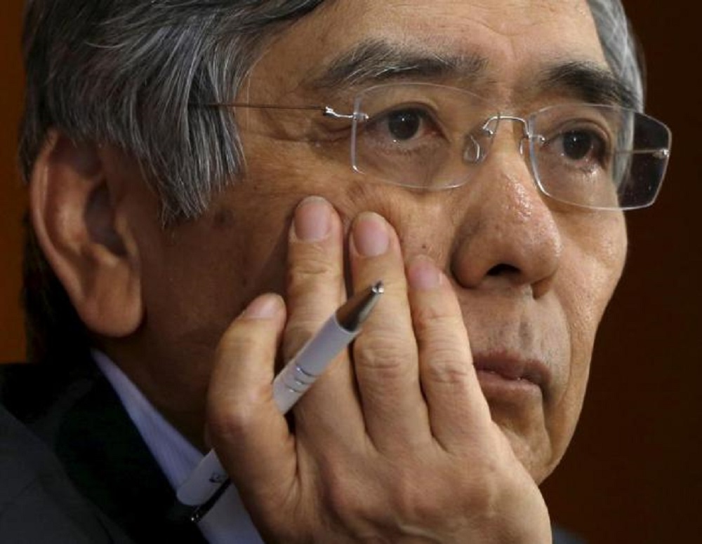 Thống đốc Ngân hàng Trung ương Nhật Bản Haruhiko Kuroda - Ảnh: Reuters