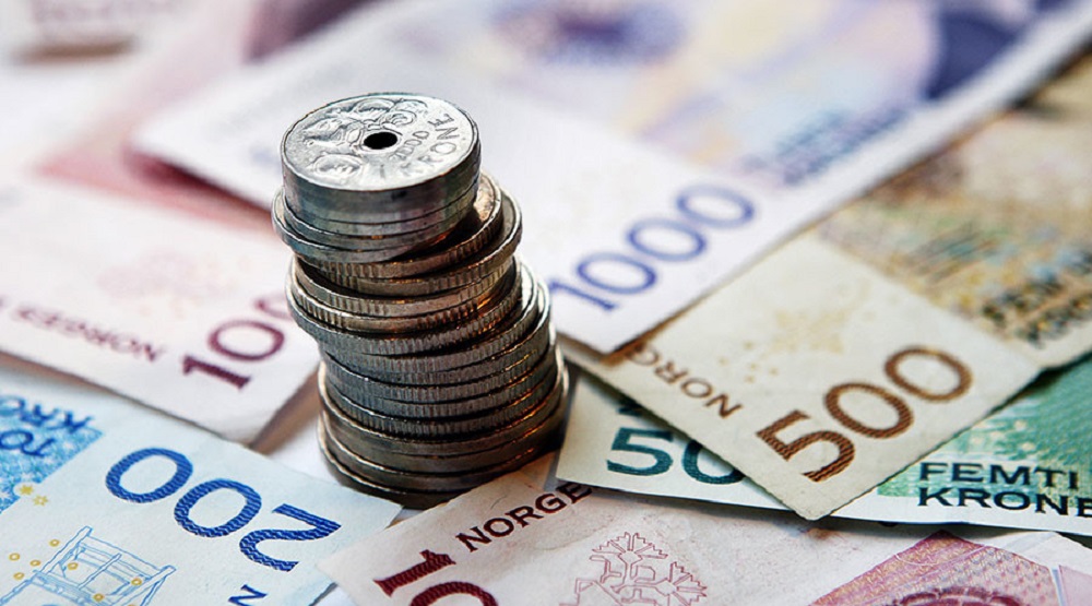 Tiền giấy và tiền xu Na Uy với các mệnh giá khác nhau - Ảnh: Reuters