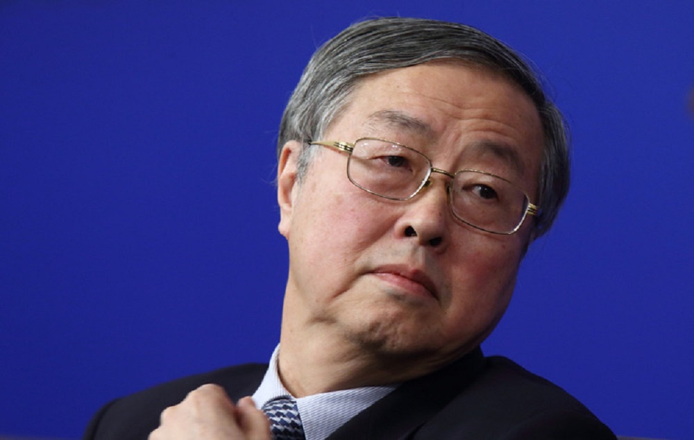 Thống đốc Ngân hàng Nhân dân Trung Quốc Chu Tiểu Xuyên - Ảnh: Bloomberg
