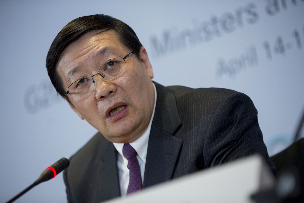 Bộ trưởng Tài chính Trung Quốc Lâu Kế Vĩ - Ảnh: Bloomberg