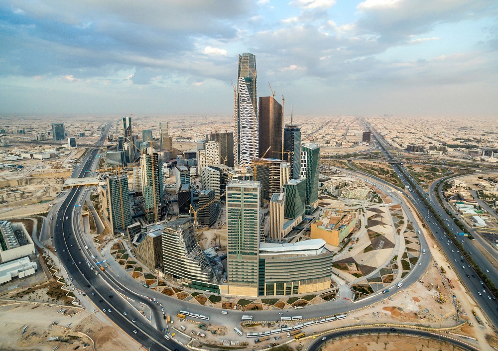 Quận Tài chính Vua Abdullah ở thủ đô Riyadh (Ả Rập Xê Út) - Ảnh: Bloomberg
