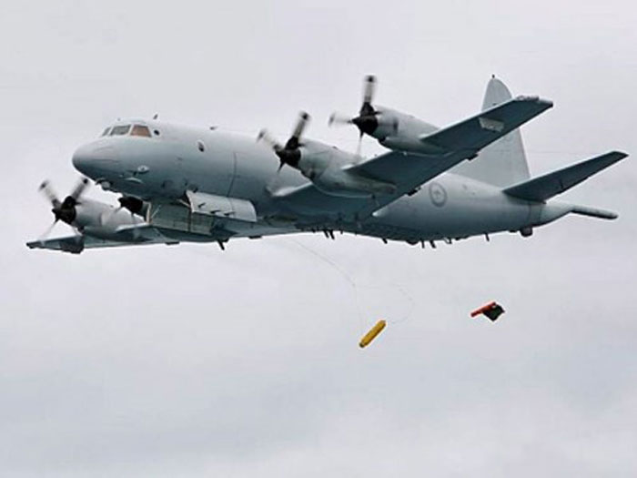 Mát bay trinh sát và săn ngầm AP-3C Orion của Úc đang tuần tra Biển Đông - Ảnh của Bộ quốc phòng Úc
