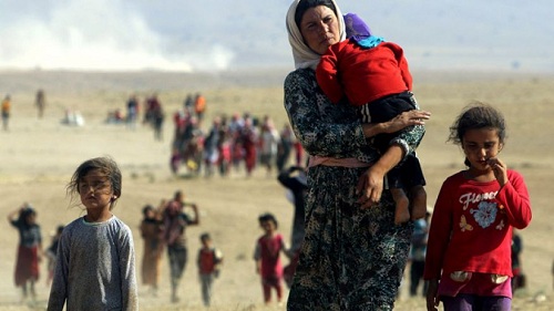 Phụ nữ Yazadi bị chiến binh IS thảm sát tàn bạo - Ảnh: Reuters
