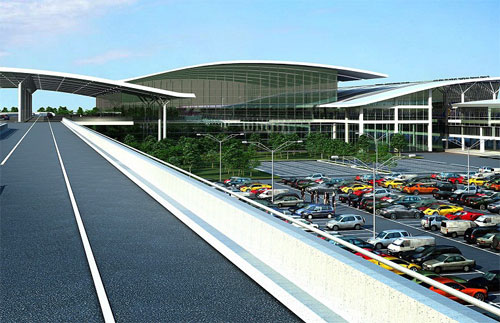 Nhà ga mới T2 - Cảng hàng không quốc tế Nội Bài, Hà Nội - Ảnh do Vietjet cung cấp