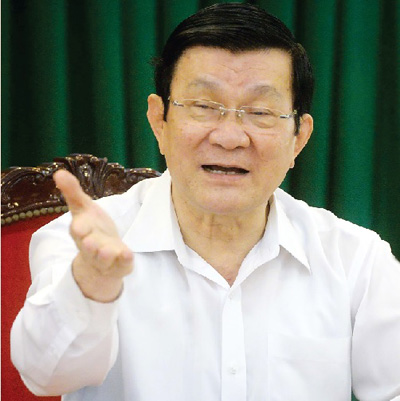 Chủ tịch nước Trương Tấn Sang: Tham nhũng làm tổn thất kinh tế và niềm tin