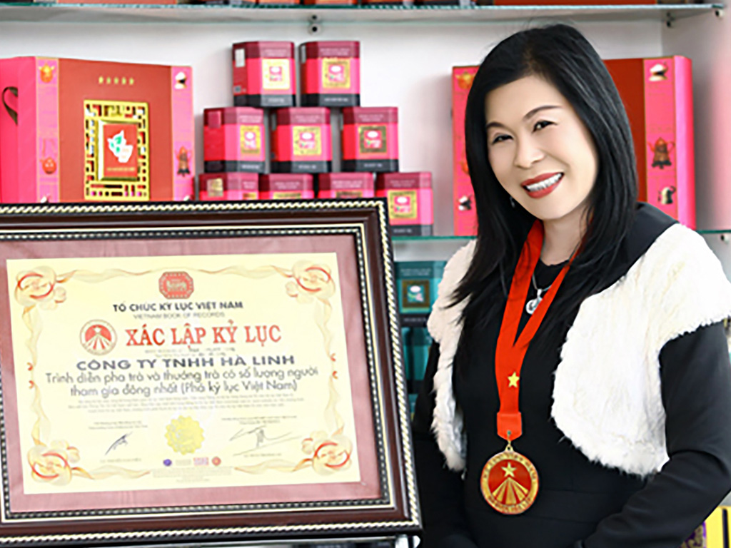 Bà Hà Thúy Linh, Giám đốc Công ty TNHH Hà Linh - Ảnh: Lâm Viên