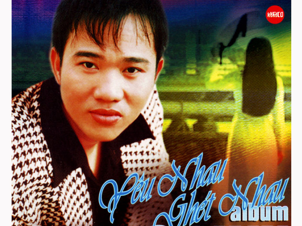 Bìa album Quang Linh - Yêu nhau ghét nhau, trong đó có bài Chim sáo ngày xưa phát hành năm 1998