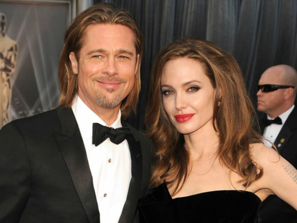 Cặp đôi quyền lực của Hollywood Brad Pitt và Angelina Jolie - Ảnh: AFP/Getty Images