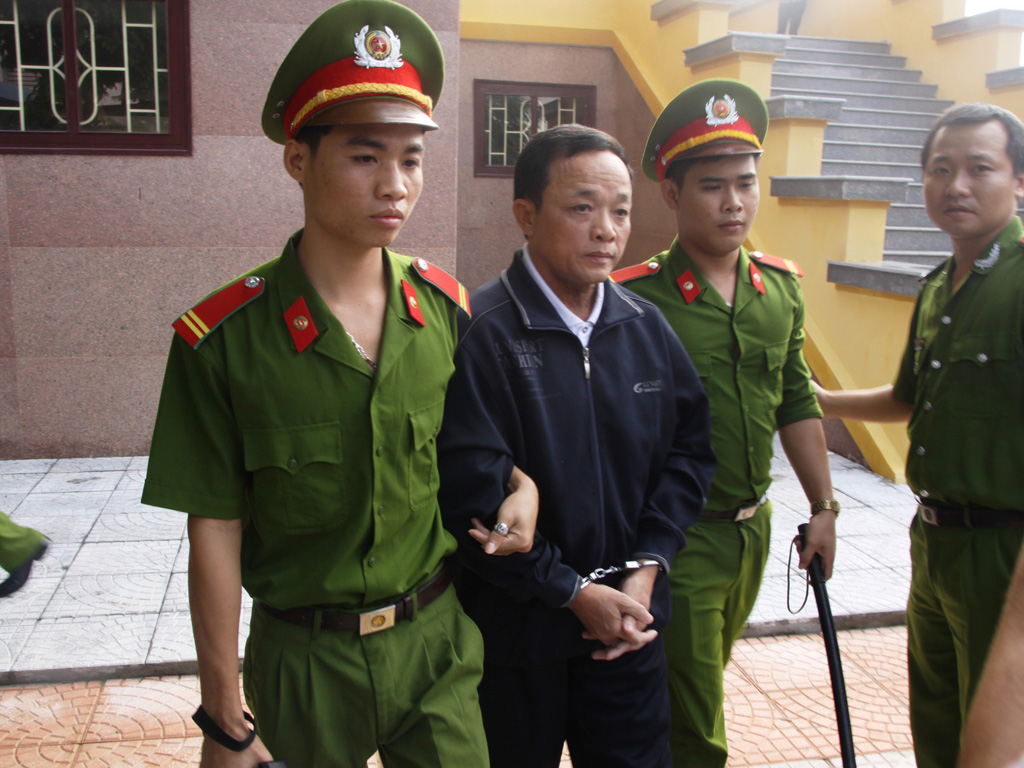 Nguyễn Văn Thúy, kẻ cầm đầu tập đoàn lừa đảo, xâm phạm mồ mả - Ảnh: Nguyễn Phúc